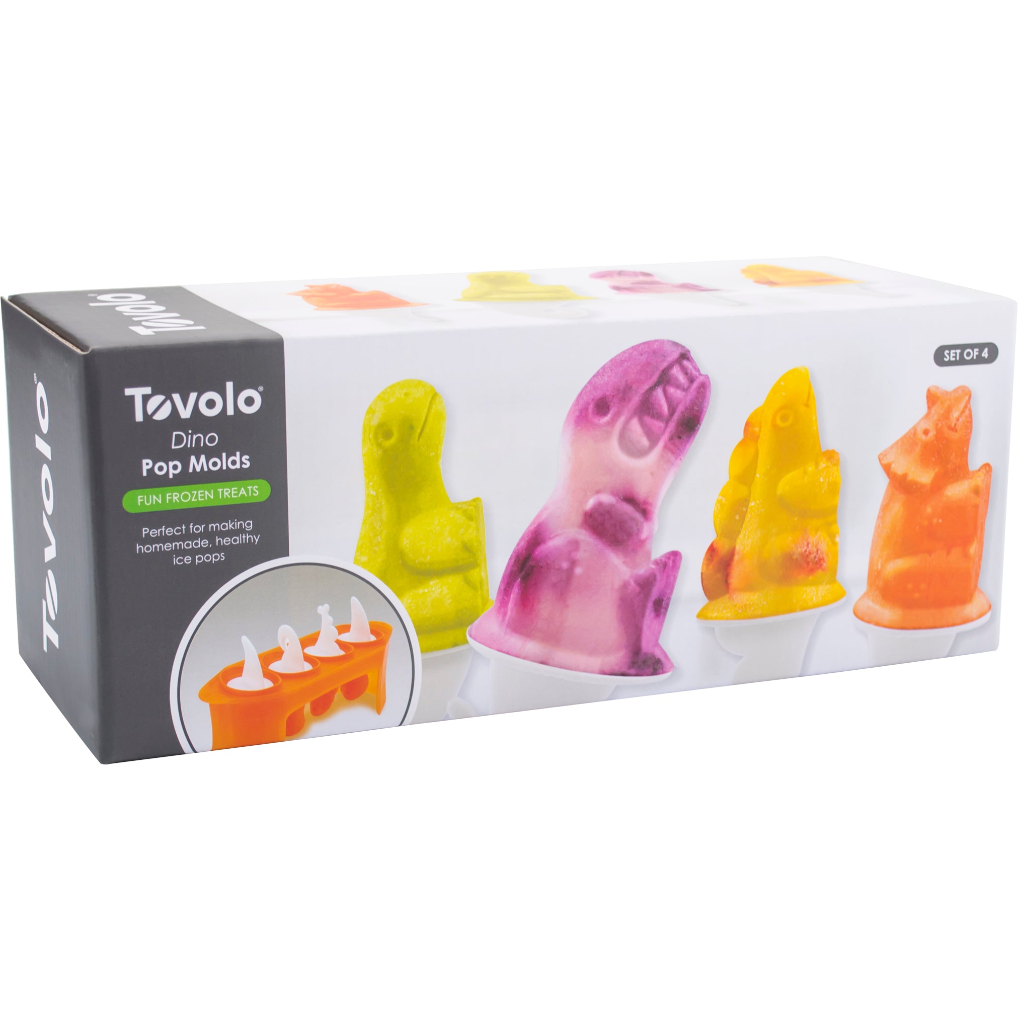 Tovolo Stackable Dino Pop Molds & Reviews